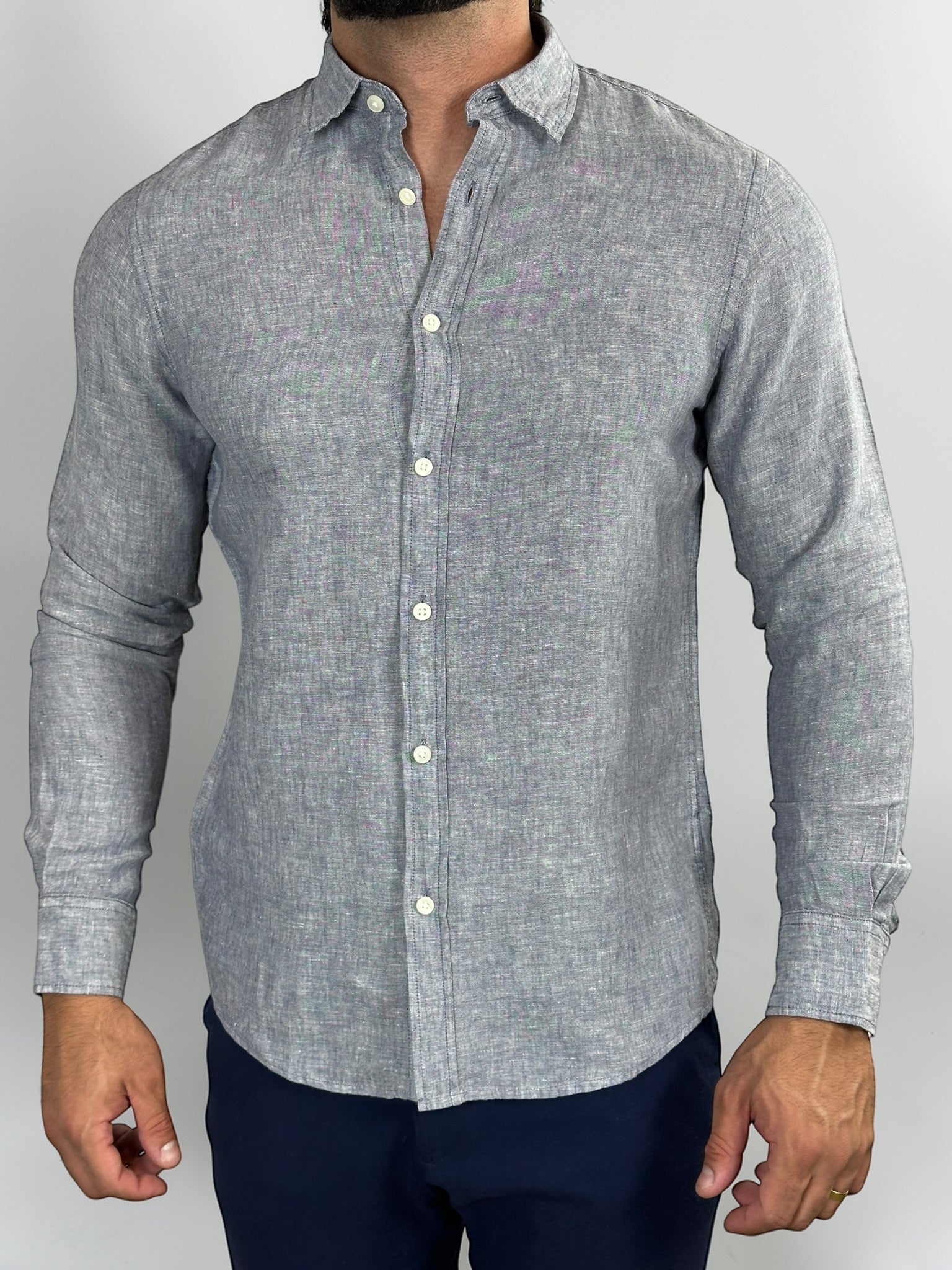 CAMISA M/L LINHO PREMIUM CHUMBO ZIGMA