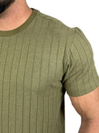 CAMISETA STRIPES FLOW VERDE URBO
