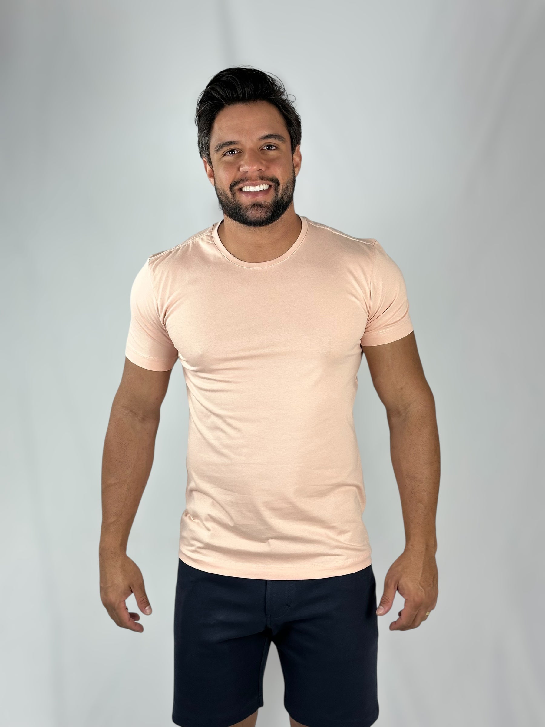 CAMISETA SMART ALGODAO EGIPCIO SALMAO URBO