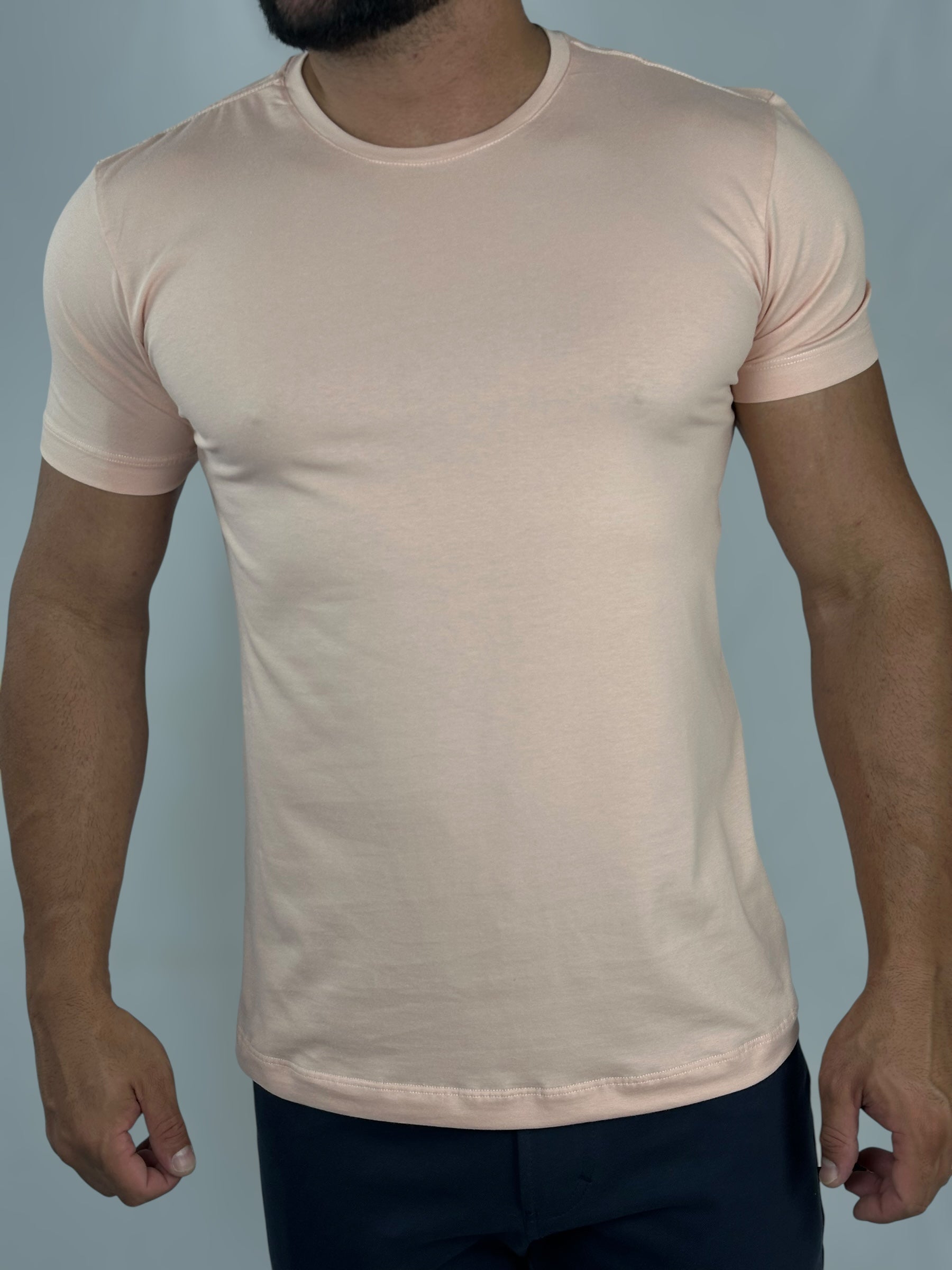 CAMISETA SMART ALGODAO EGIPCIO SALMAO URBO