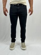 CALÇA MALONE STRECH SKINNY TOTAL BLACK DESTROY LEE