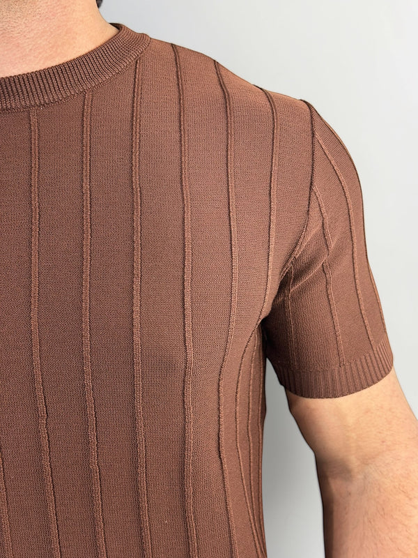 CAMISETA TRICOT RIVAGE CHOCOLATE ZIGMA