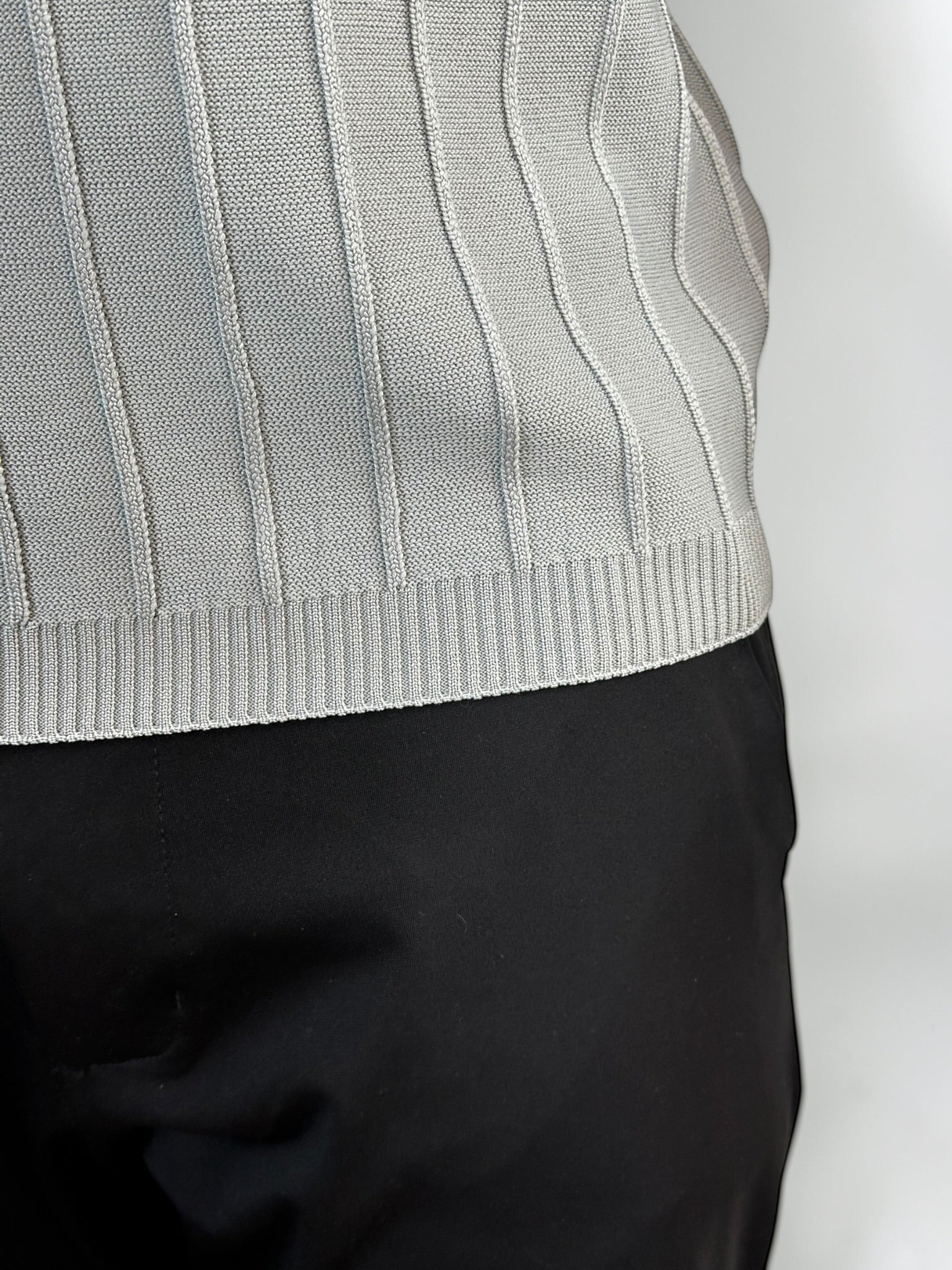 CAMISETA TRICOT RIVAGE CINZA ZIGMA