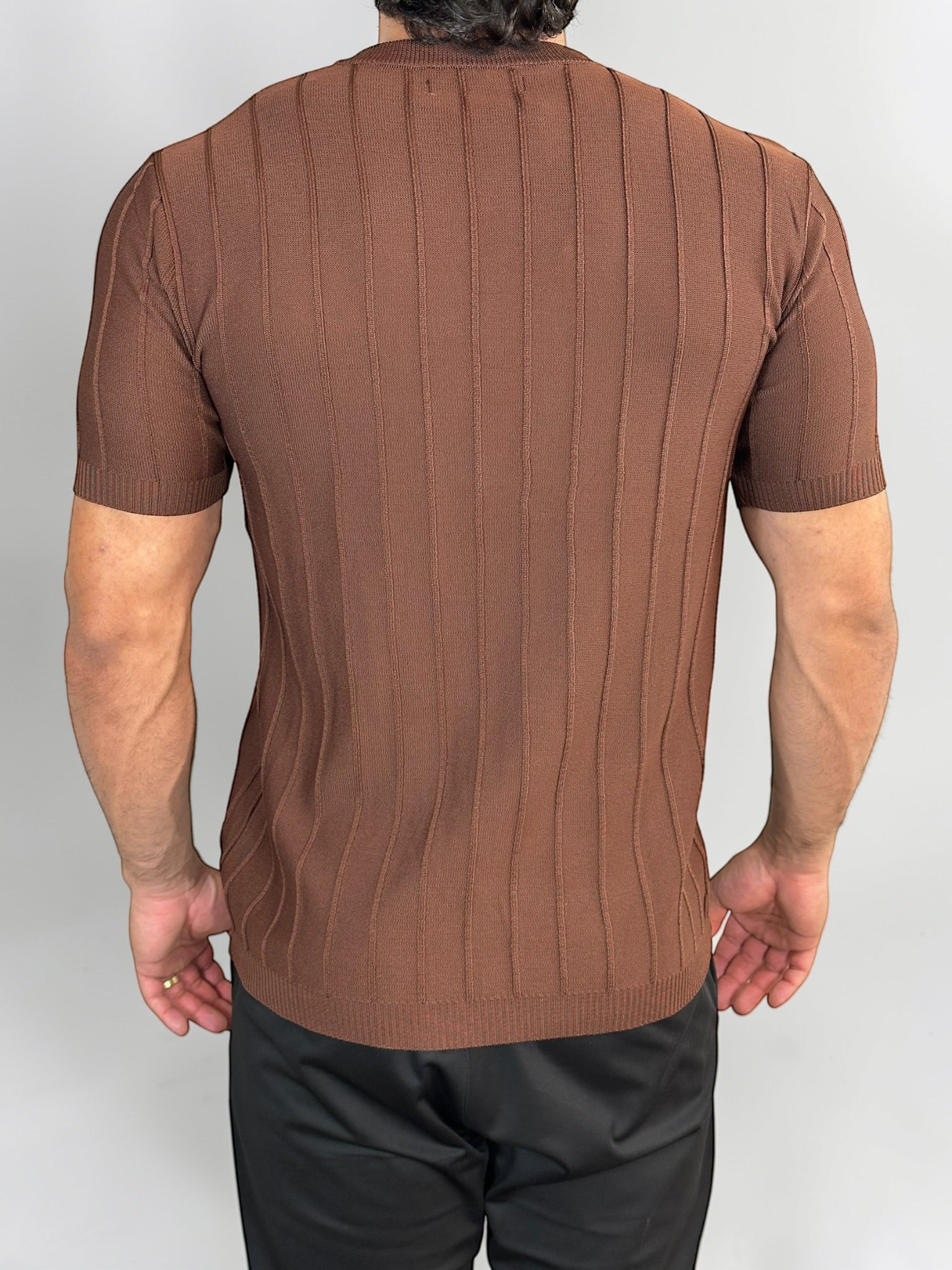CAMISETA TRICOT RIVAGE CHOCOLATE ZIGMA