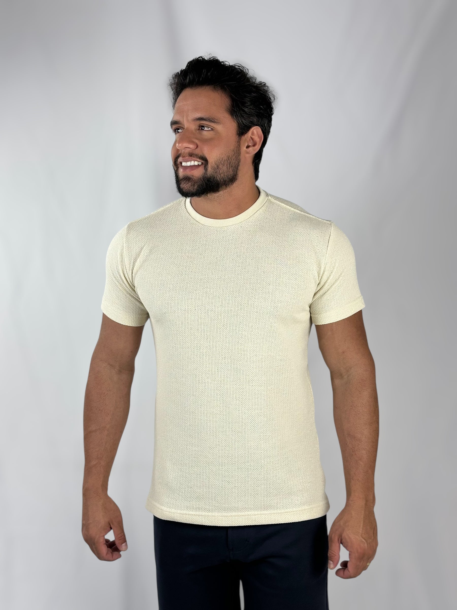 CAMISETA HERITAGE BEGE ZIGMA