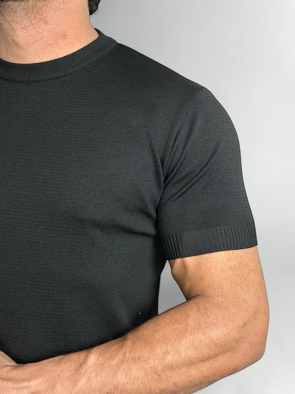 CAMISETA TRICÔ FIRENZE PRETA ZIGMA