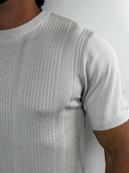 CAMISETA TRICOT MAJESTIC CINZA ZIGMA