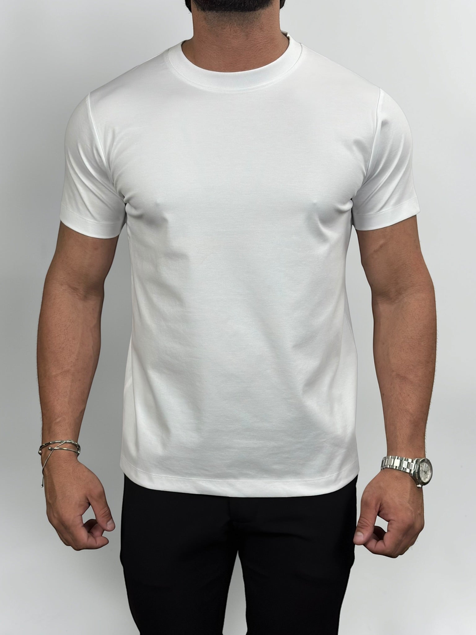 CAMISETA COMFORT STRETCH BRANCA ZIGMA