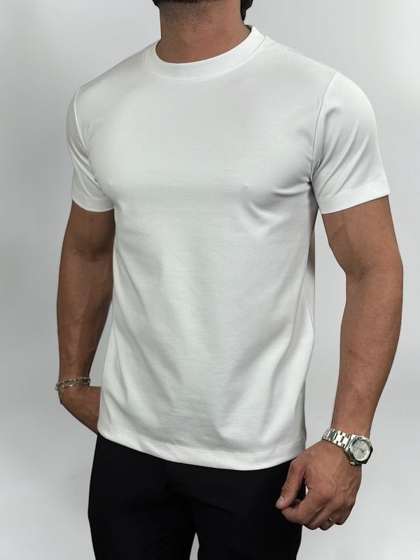 CAMISETA COMFORT STRETCH BRANCA ZIGMA