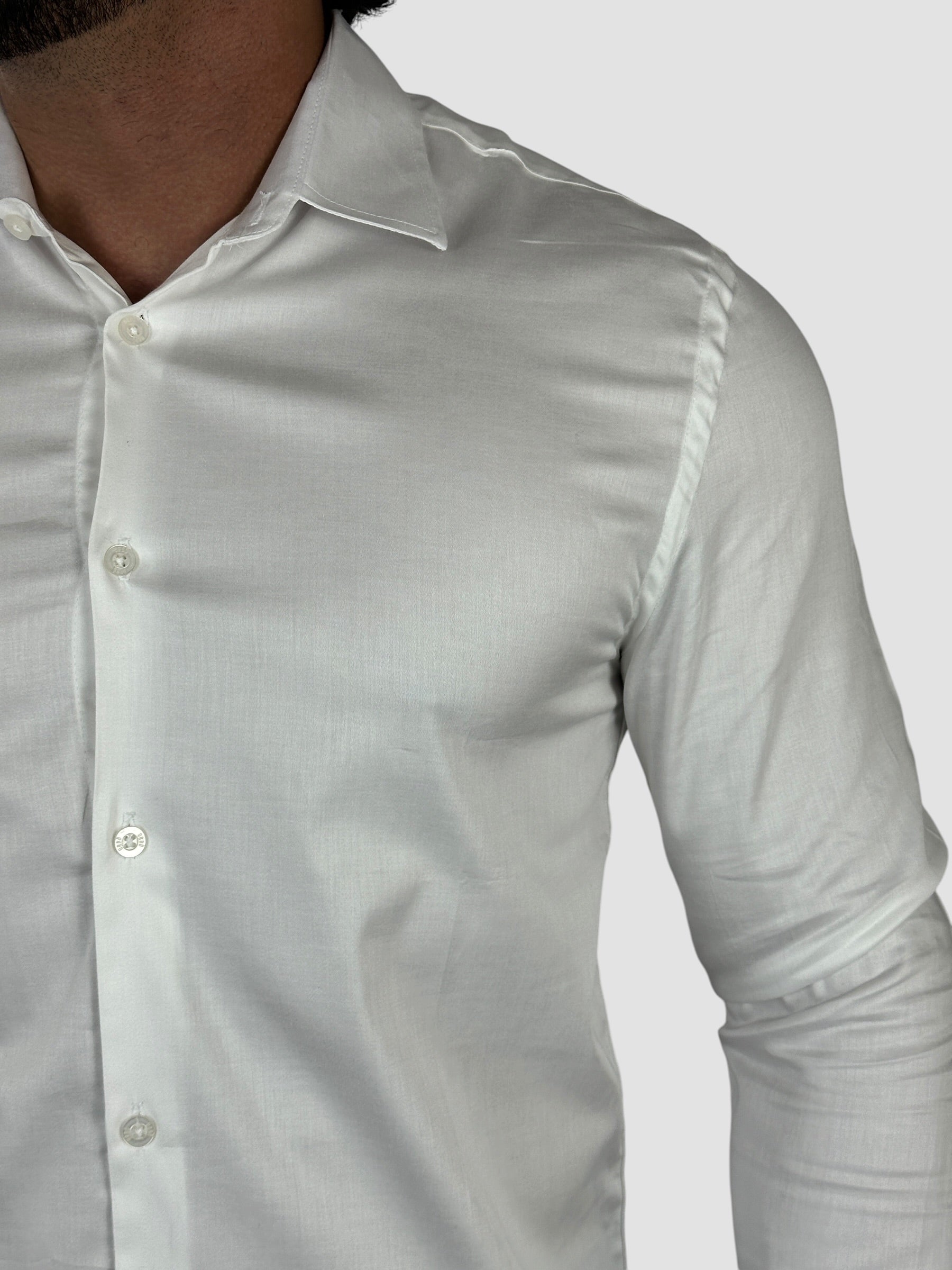 CAMISA M/L PREMIUM ALGODAO 60 FIOS BRANCO URBO
