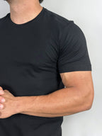 CAMISETA SMART ALGODAO EGIPCIO PRETO ZIGMA