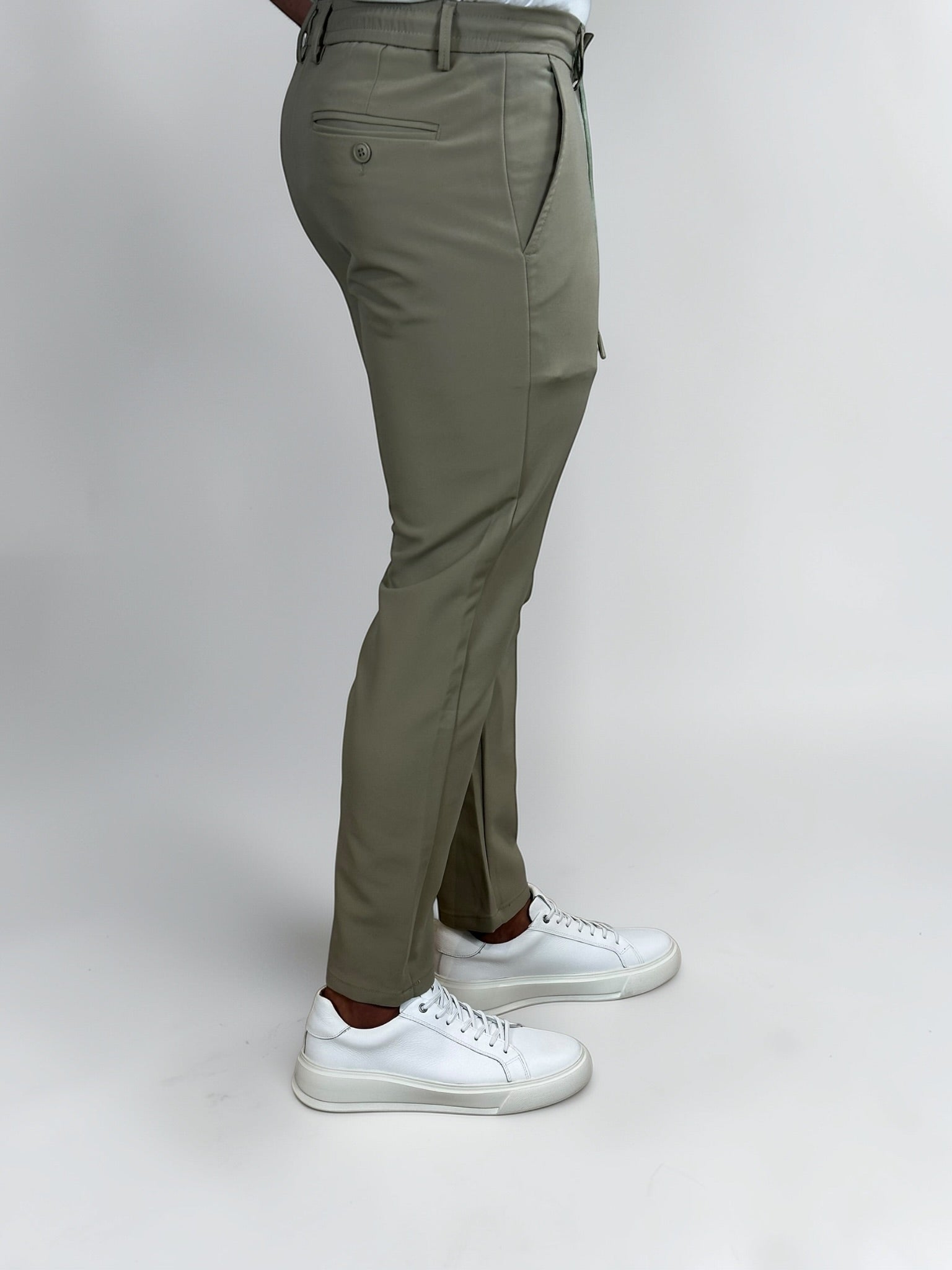CALÇA TORINO COMFORT KHAKI ZIGMA