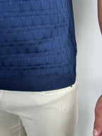 CAMISETA TRICOT VENEZIA AZUL MARINHO ZIGMA