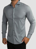 CAMISA SOCIAL M/L FIBRA DE BAMBU SLIM FIT GRAFITE ZIGMA