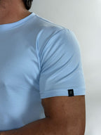 CAMISETA PIMA INTERLOCK AZUL CLARO ZIGMA