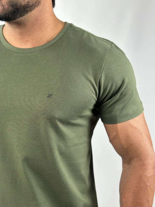 CAMISETA BASIC ESSENTIAL VERDE ZIGMA