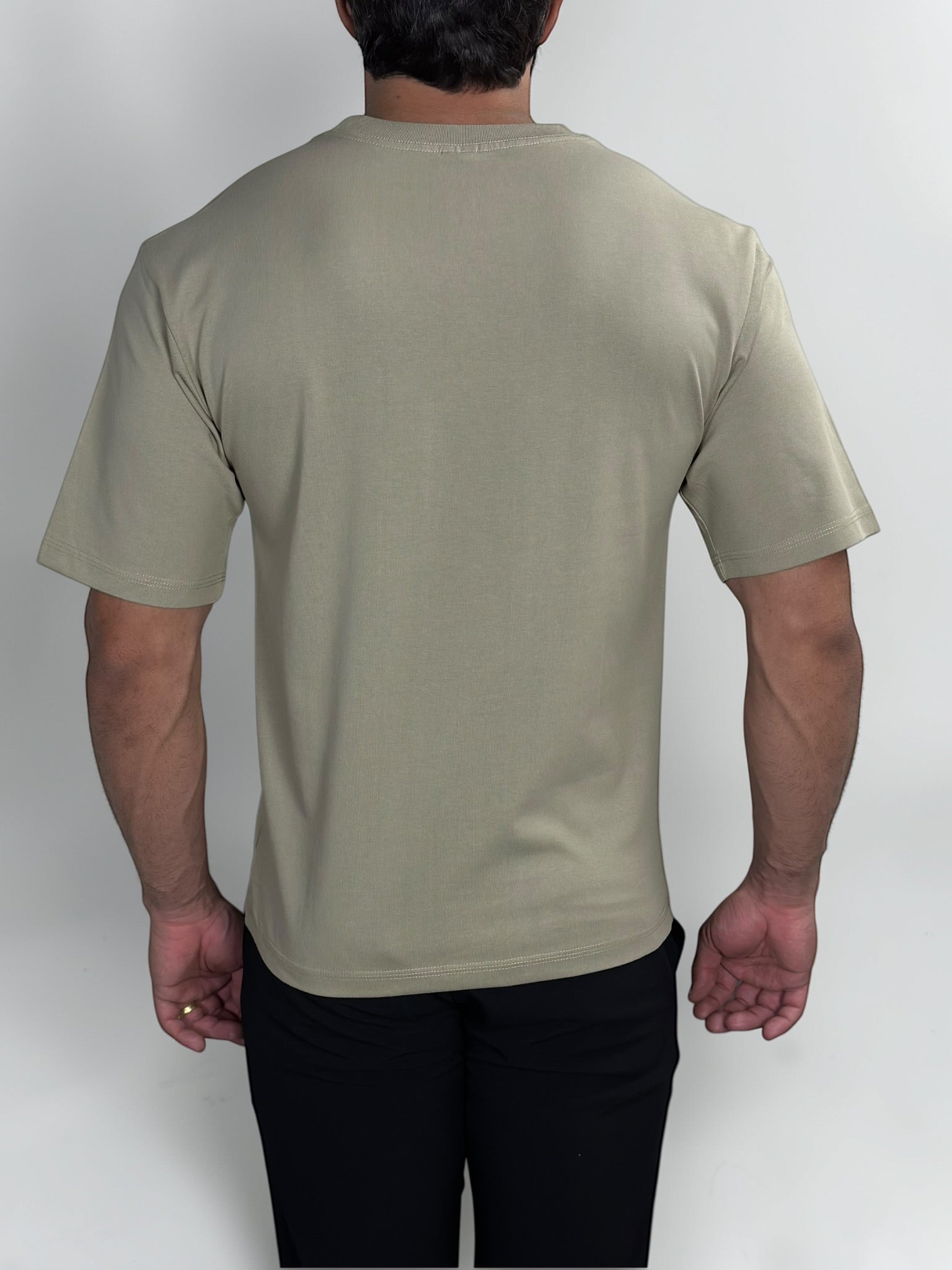 CAMISETA OVER CONFORT KHAKI SUAVE ZIGMA