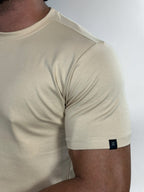 CAMISETA PIMA INTERLOCK BEGE ZIGMA
