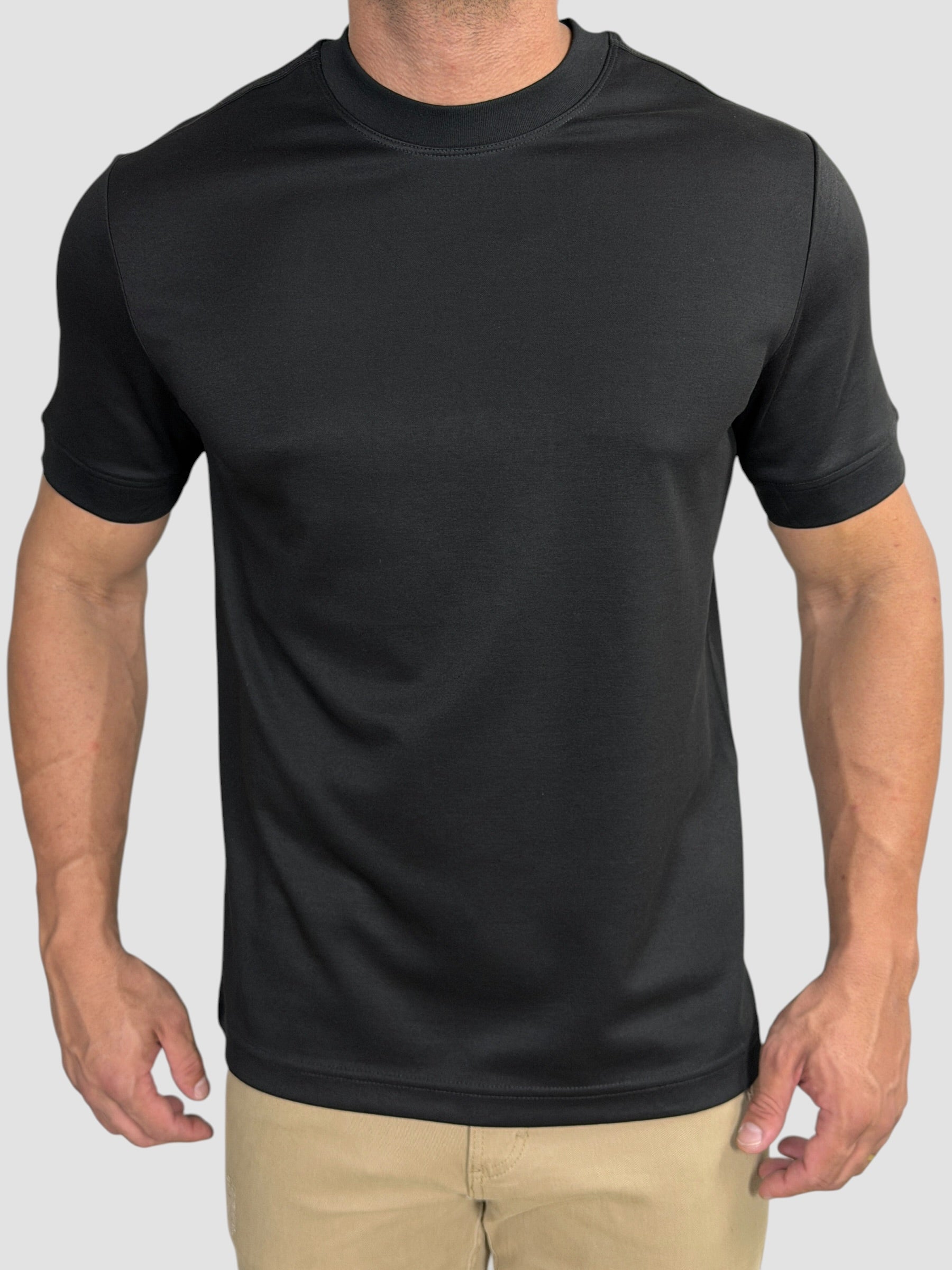 CAMISETA SOFT OVER PRETA ZIGMA