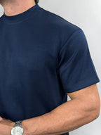CAMISETA OVERSIZED VELLUTO SOFT AZUL MARINHO ZIGMA