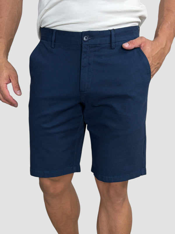 BERMUDA CHINO CAPRI AZUL MARINHO ZIGMA