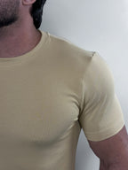 CAMISETA ESSENTIAL COTTON PREMIUM BEGE ZIGMA