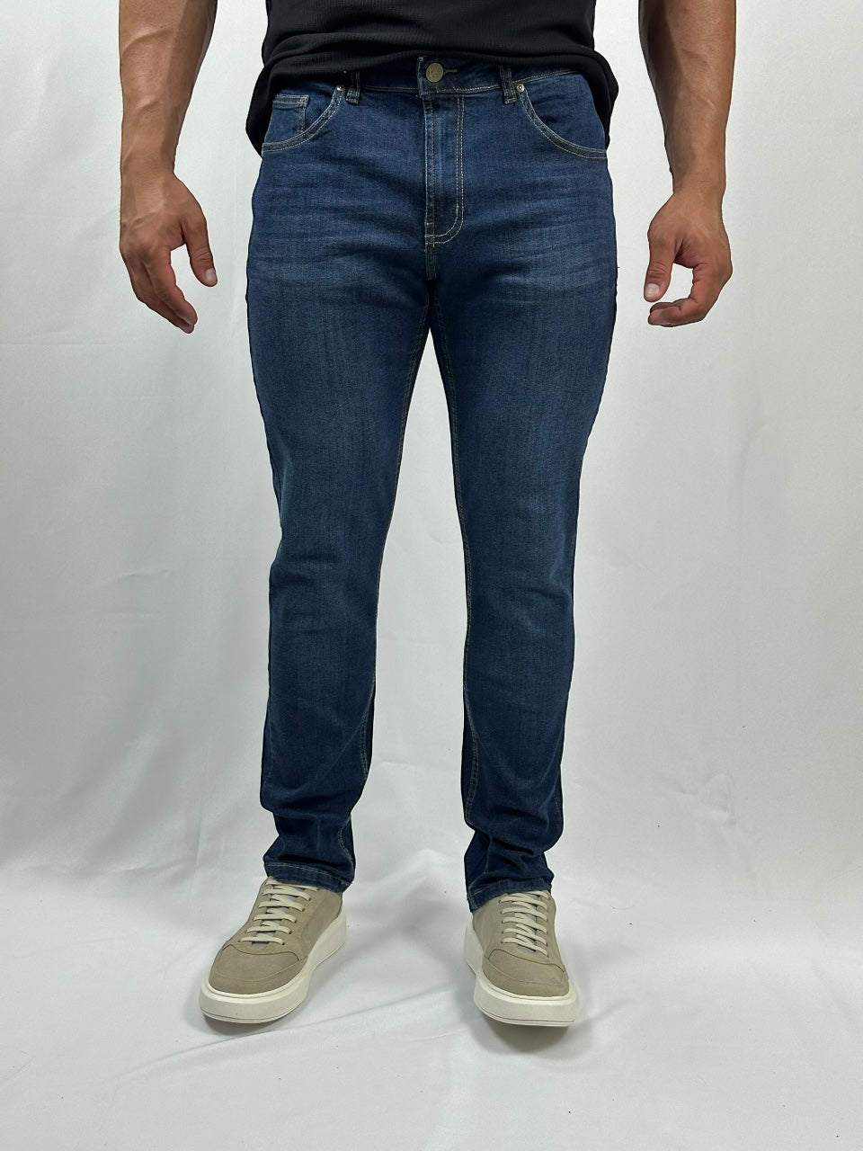 CALÇA JEANS DAREN REGULAR FIT ALIN LIXADO LEE