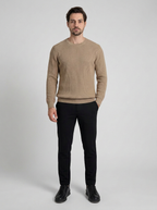 SUETER TRICO TEXTURE CAQUI ZIGMA