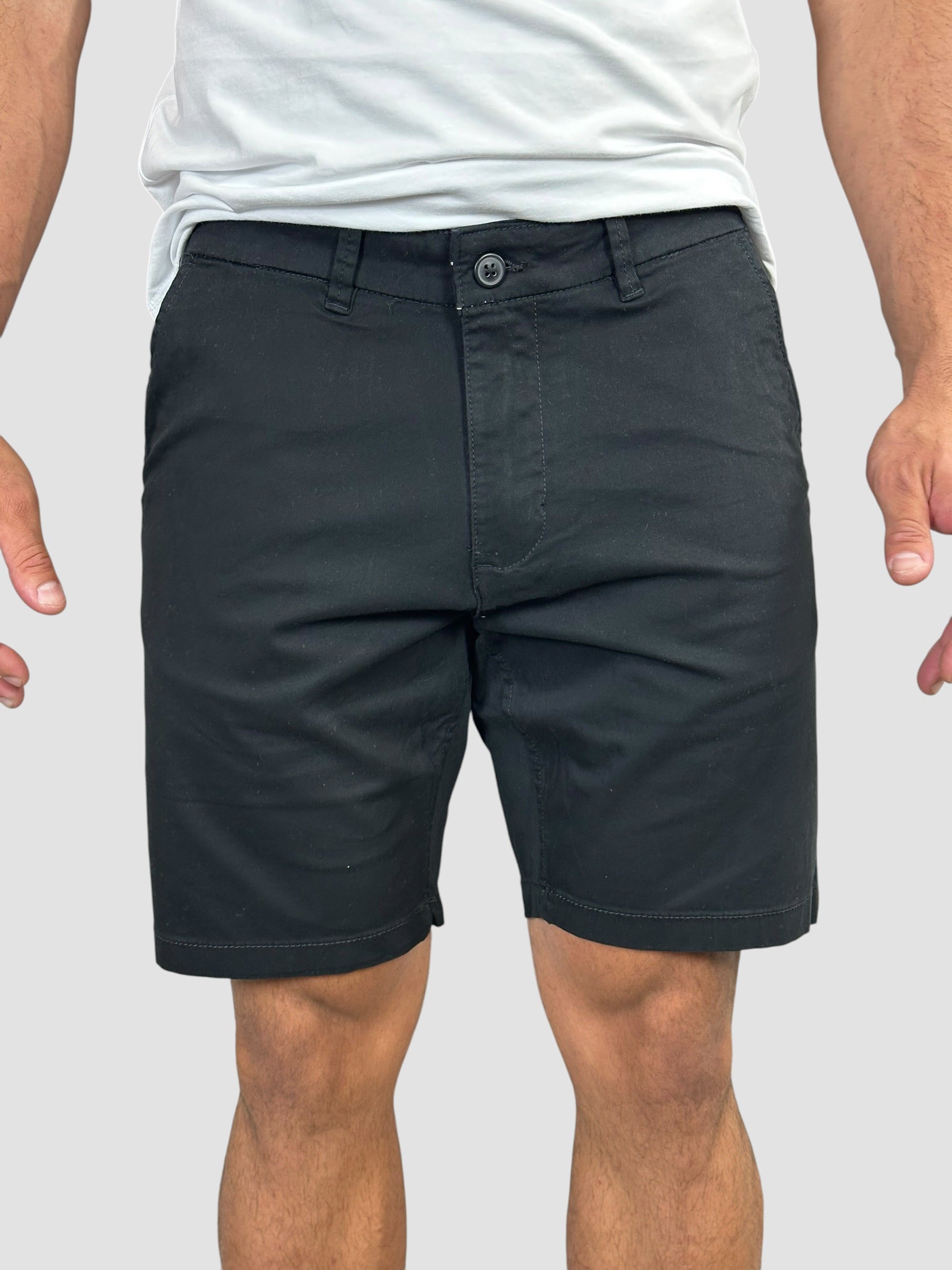 BERMUDA CHINO SARJA PRETA ZIGMA