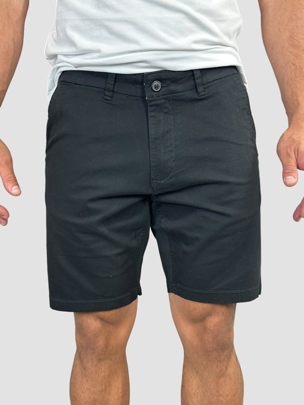 BERMUDA CHINO SARJA PRETA ZIGMA