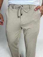 CALÇA ALF FIRENZE STRECH C/CADARÇO KHAKI ZIGMA