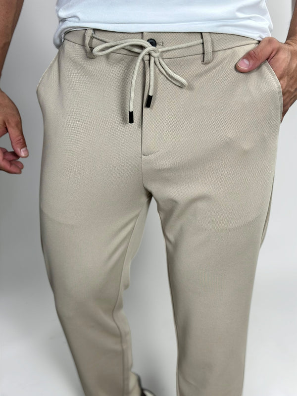 CALÇA ALF FIRENZE STRECH C/CADARÇO KHAKI ZIGMA