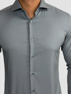 CAMISA SOCIAL M/L FIBRA DE BAMBU SLIM FIT GRAFITE ZIGMA