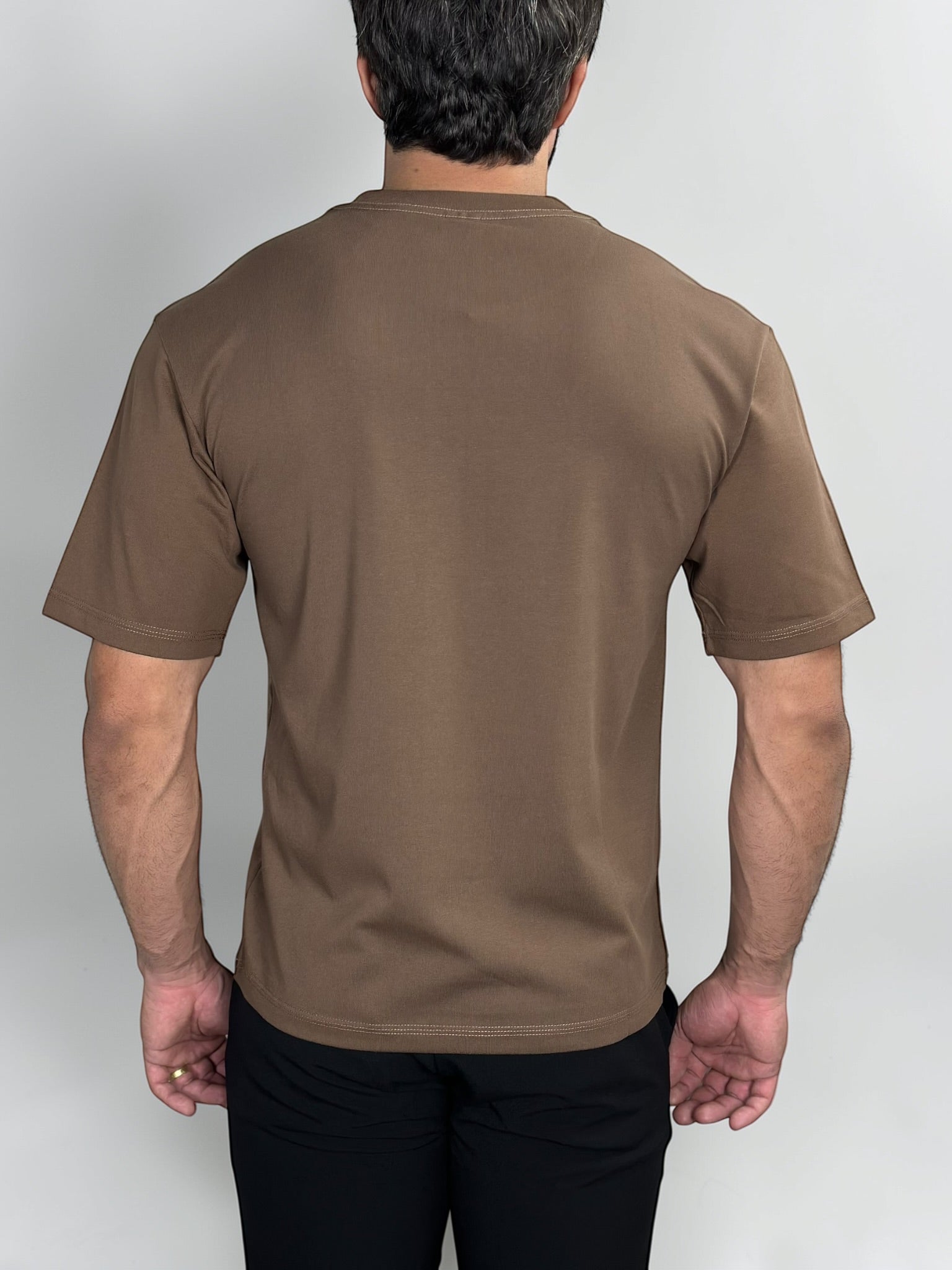 CAMISETA OVER CONFORT MARROM ZIGMA