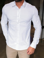CAMISA SOCIAL M/L EGYPT ELEGANCE BRANCA URBO