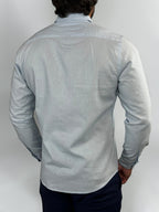 CAMISA M/L LINHO BLEND AZUL CLARO ZIGMA