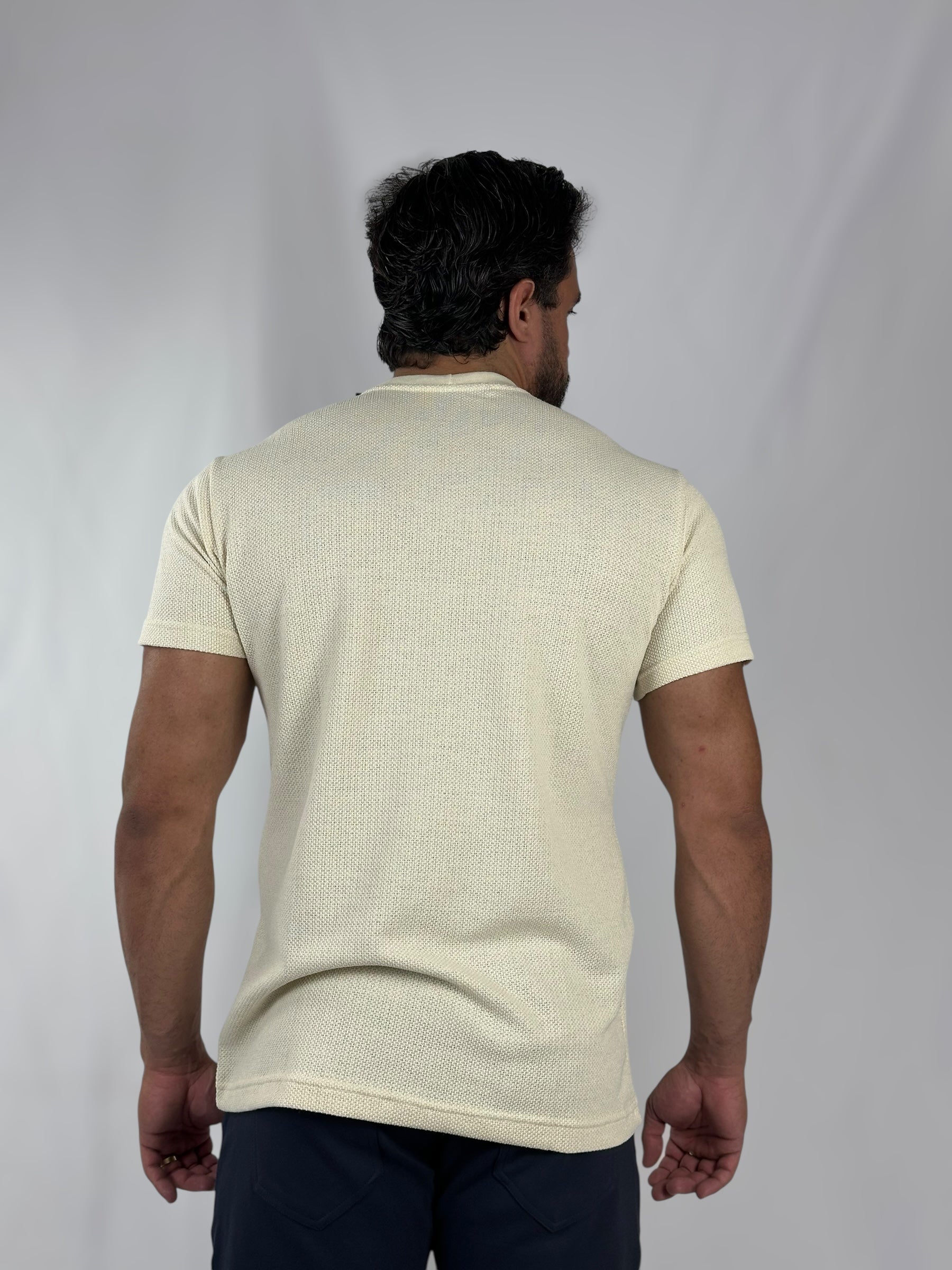 CAMISETA HERITAGE BEGE ZIGMA