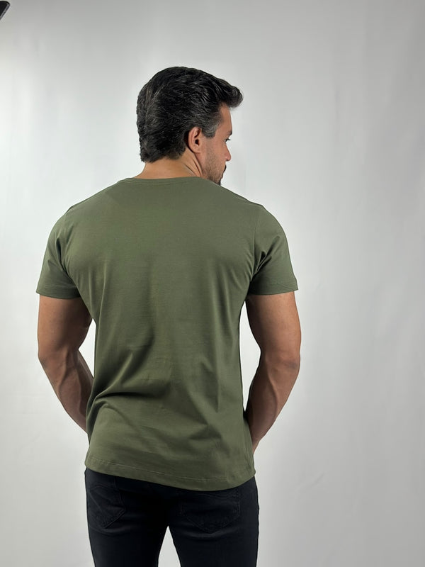CAMISETA BASIC ESSENTIAL VERDE ZIGMA