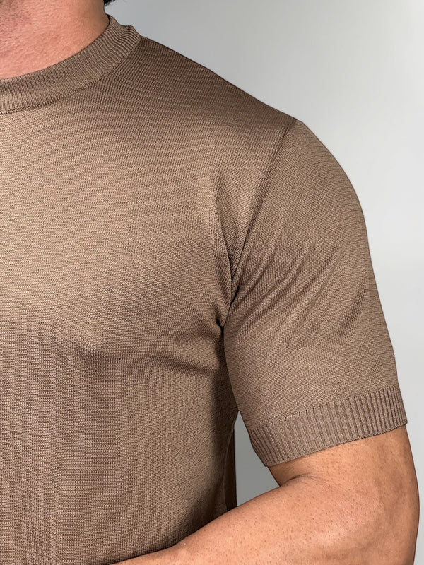 CAMISETA TRICÔ FIRENZE MARROM ZIGMA