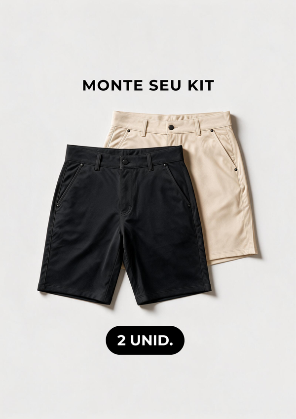 KIT 2 BERMUDAS PRIME TECH