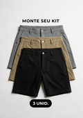 KIT 3 BERMUDAS CAPRI TECH