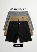 KIT 3 BERMUDAS CAPRI TECH